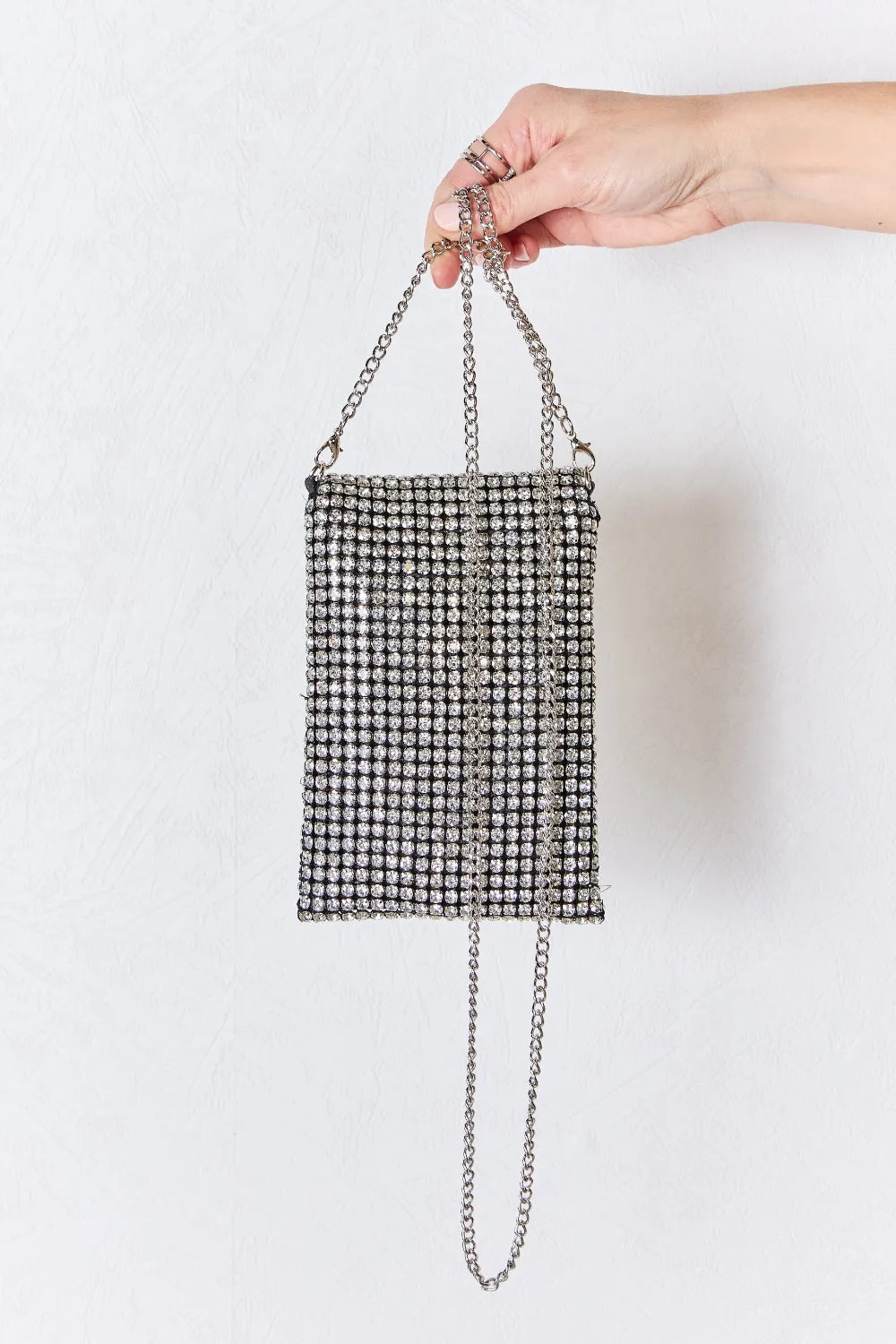 Forever Link Rhinestone Mini Crossbody Bag - Fashorio