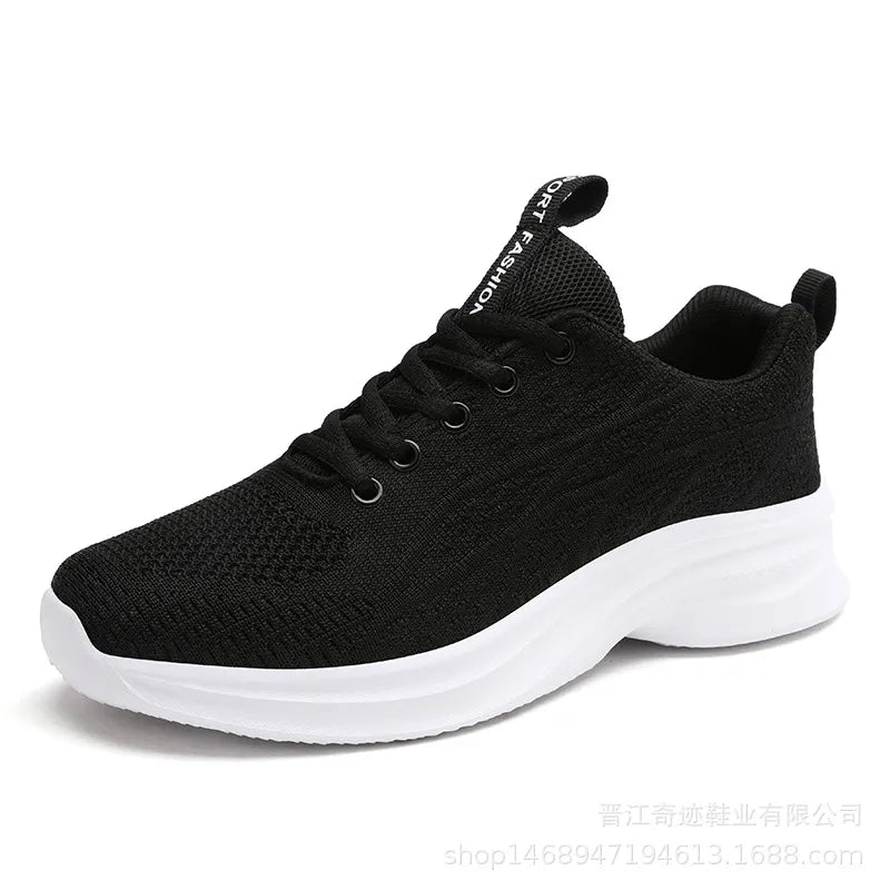 Breathable Mesh Lace Up Athletic - Fashorio