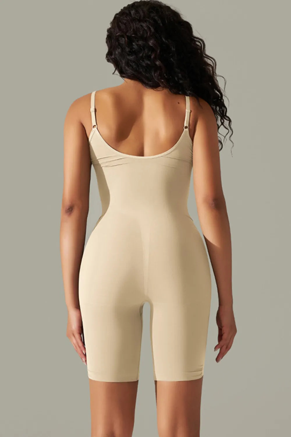 Spaghetti Strap Active Romper - Fashorio