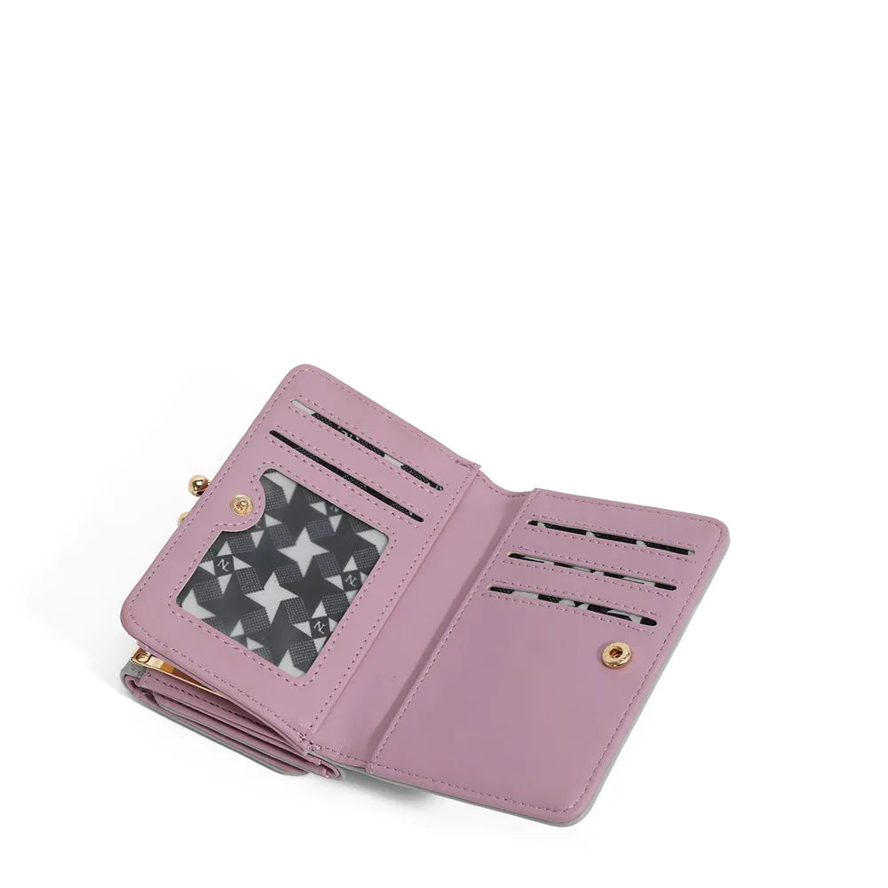 Nicole Lee USA Vegan Leather Trifold Wallet - Fashorio