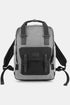 Himawari Waterproof Canvas Backpack Bag with Handles Grey Black One Size - Fashorio