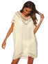 Bohemian Crochet Trim Beach Cover Up Dress - Fashorio