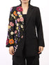Pearl Detail Flower Lapel Collar Blazer - Fashorio