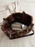 Faux Fur Leopard Shoulder Bag - Fashorio