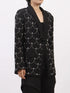 Pearl Detail Long Sleeve Blazer - Fashorio
