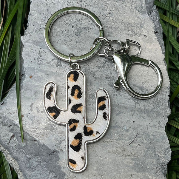 Cactus Shape Key Chain Style A One Size - Fashorio