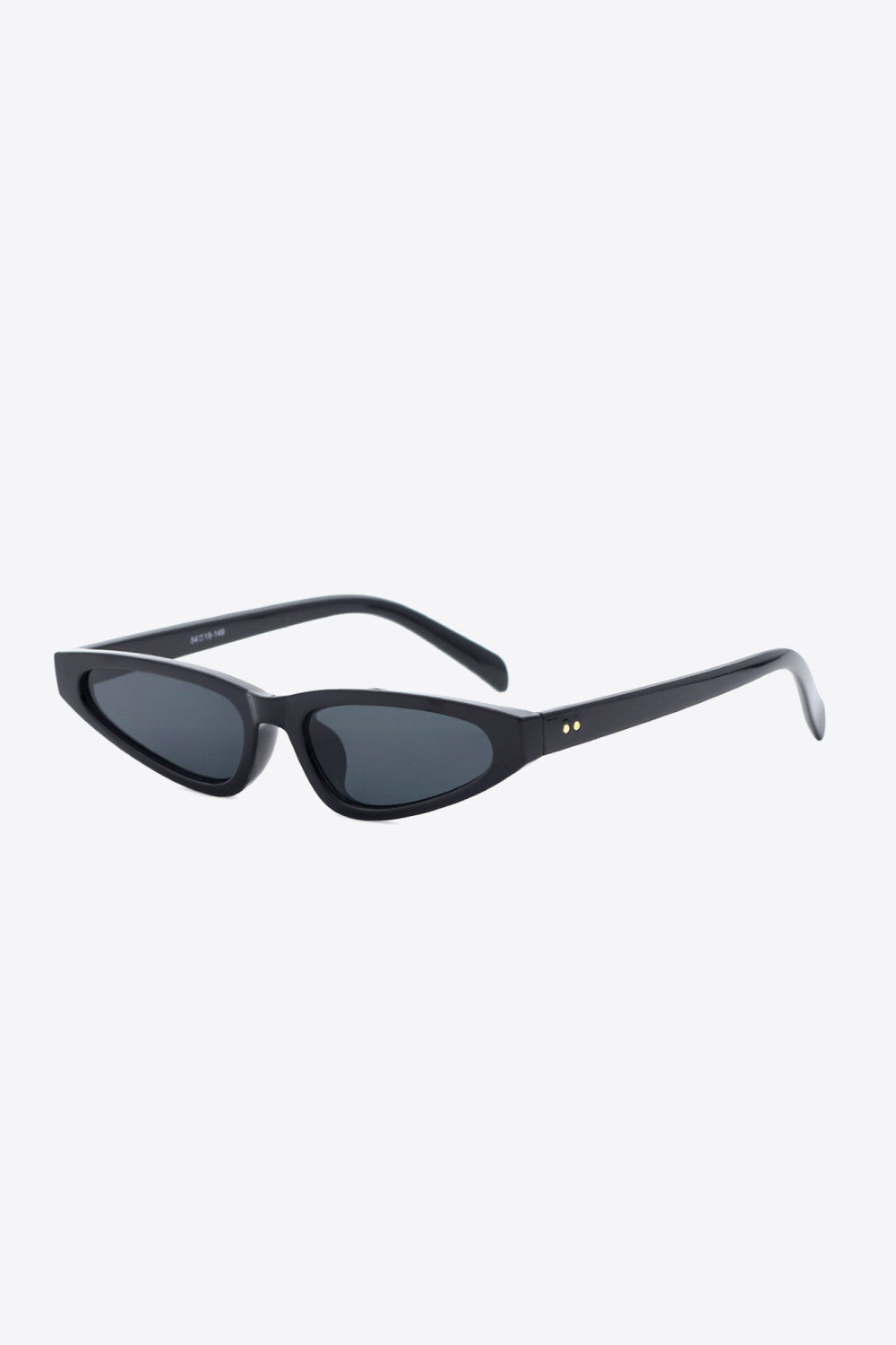 Polycarbonate Frame UV400 Cat Eye Sunglasses Black One Size - Fashorio