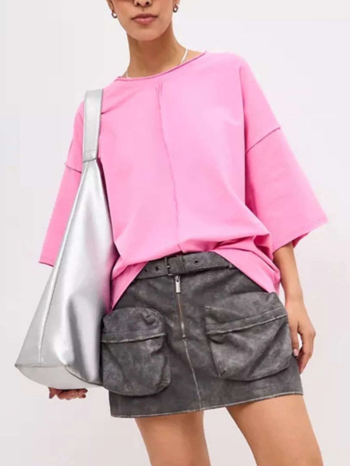 Round Neck Half Sleeve T-Shirt - Fashorio