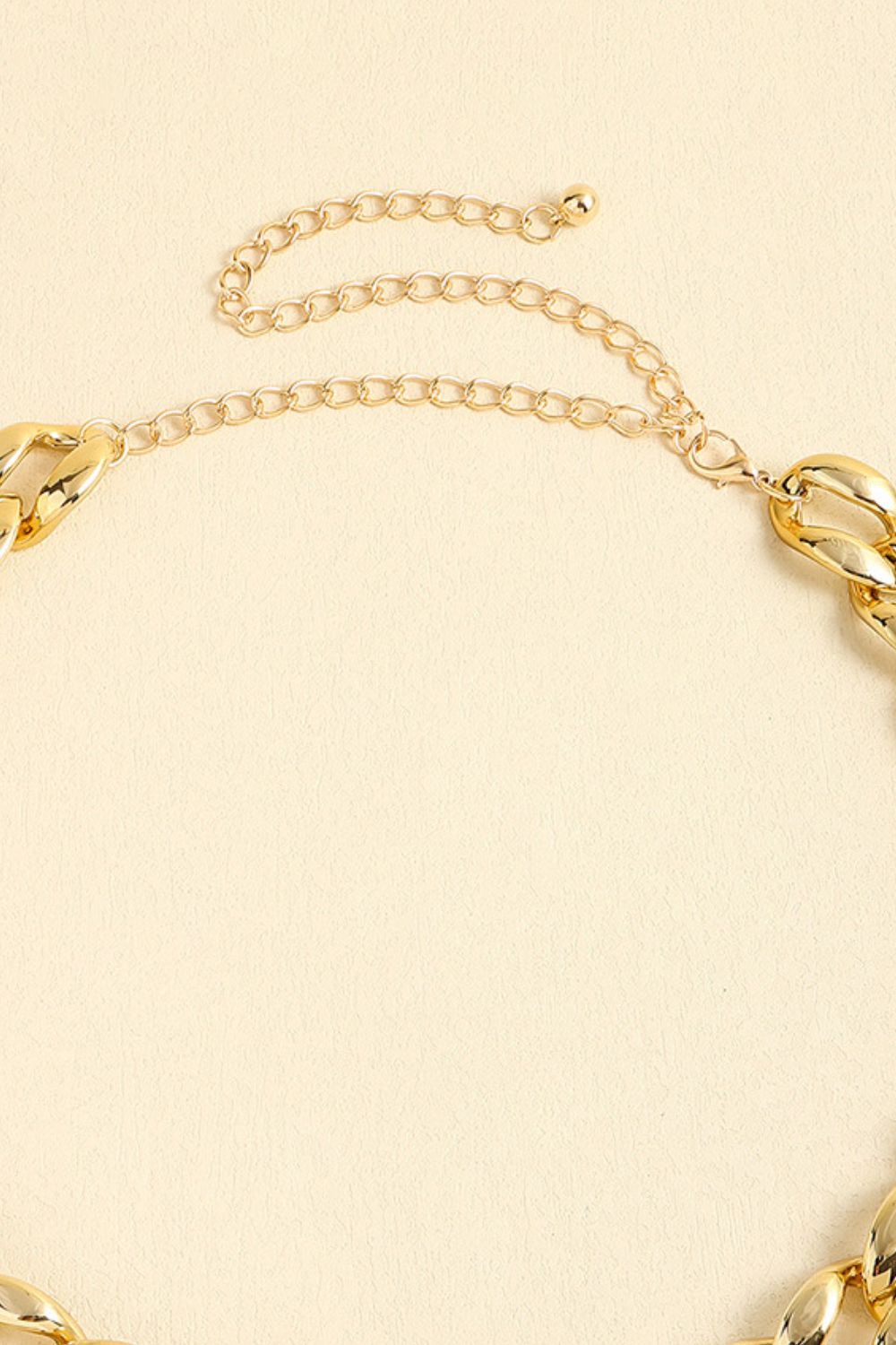 1" Width Acrylic Curb Chain Belt - Fashorio