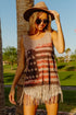 BiBi American Flag Print Knit Sleeveless Top - Fashorio