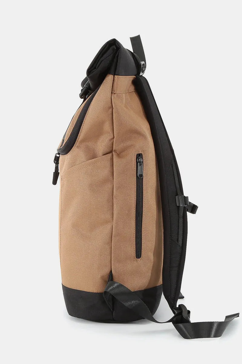 Himawari Contrast Waterproof Canvas Backpack Bag - Fashorio