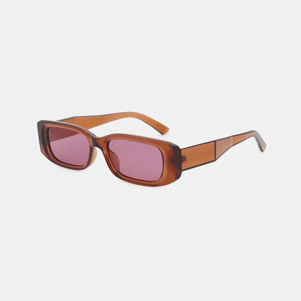 Polycarbonate Frame Rectangle Sunglasses - Fashorio
