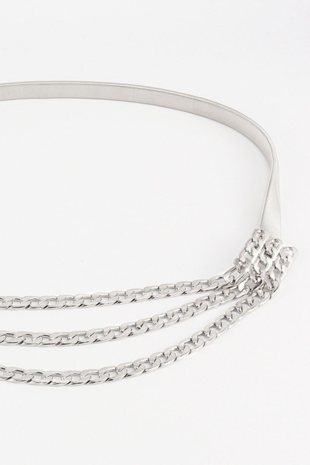 Metal Triple-Layered Chain Belt - Fashorio