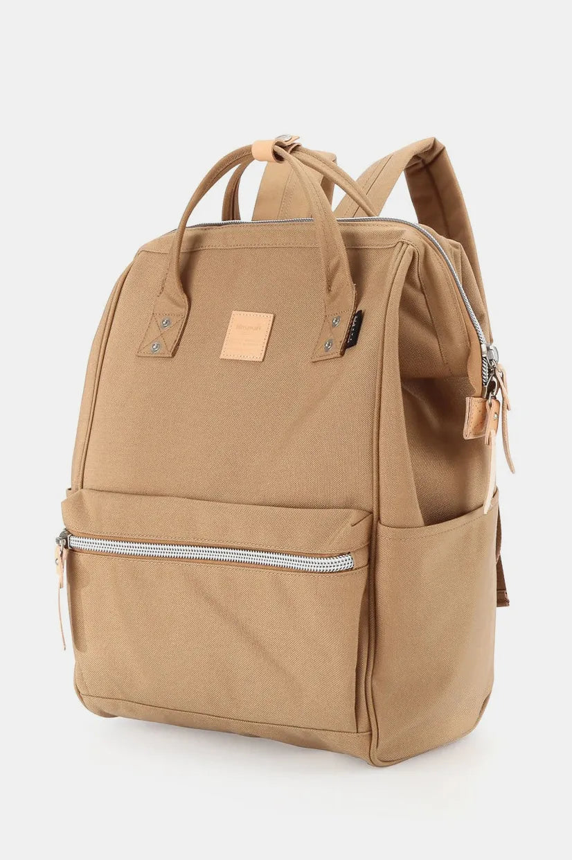 Himawari Waterproof Design Arcuate Shoulder Strap Backpack Bag with Handles Camel One Size - Fashorio