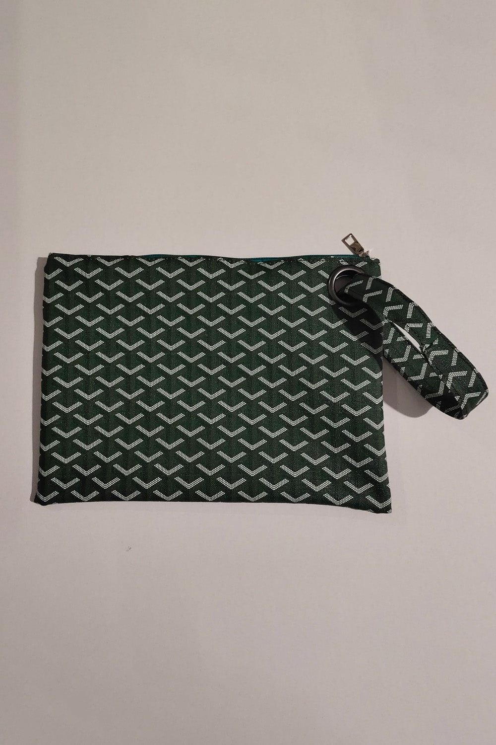 Carry Your Love Plaid Wristlet Army Green One Size - Fashorio