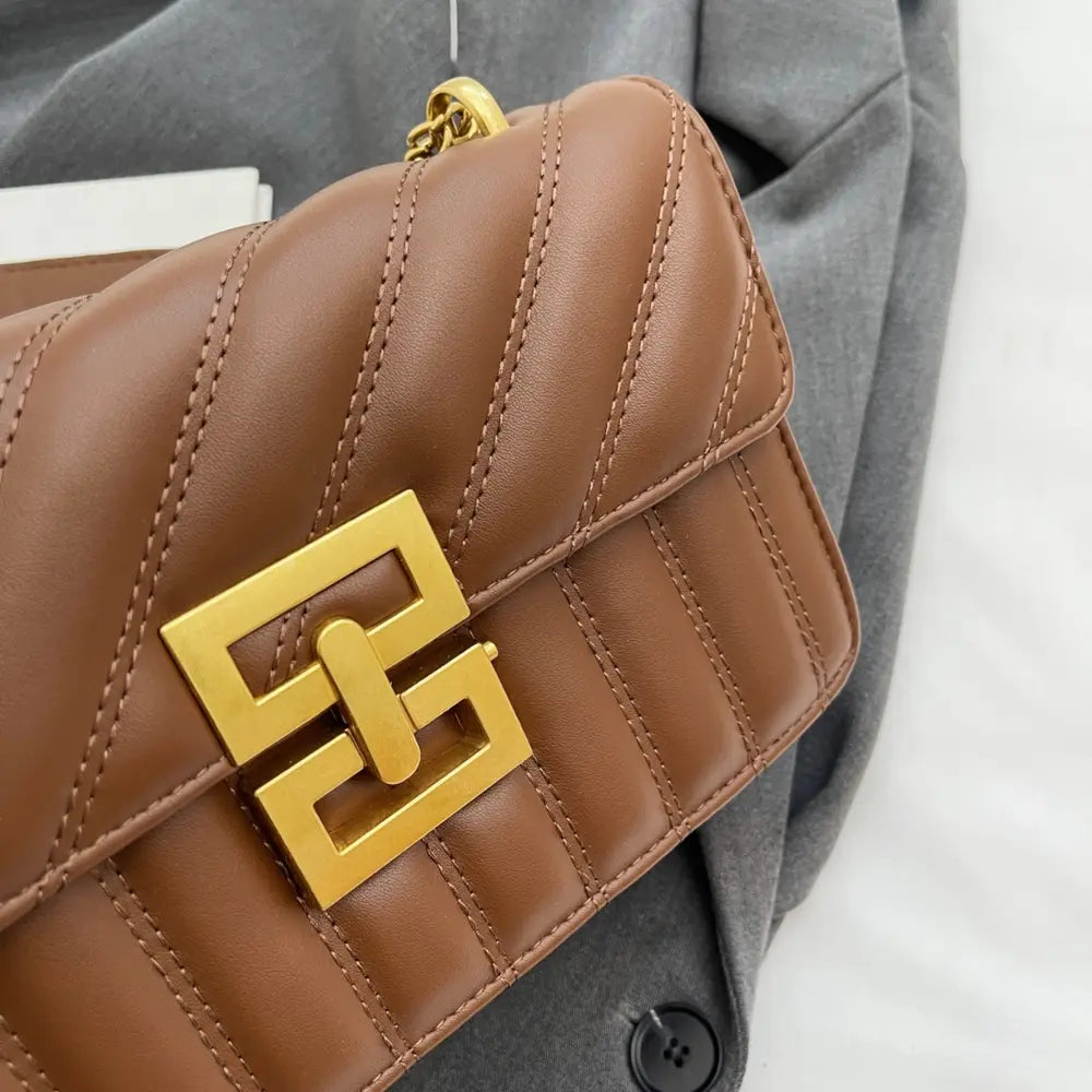 PU Leather Crossbody Bag - Fashorio