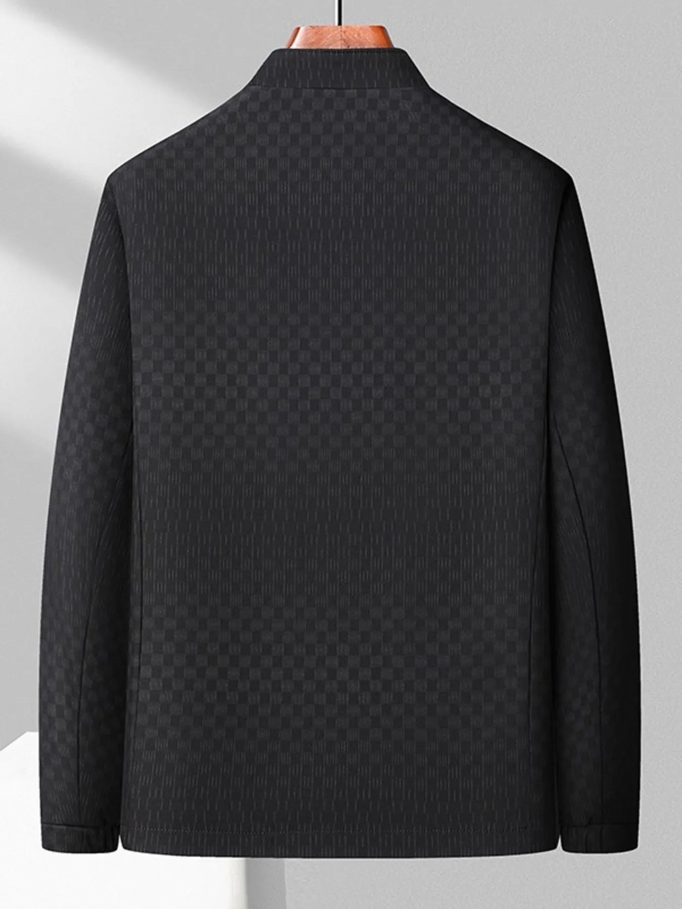 Men's Plus Size Zip Up Long Sleeve Jacket - Fashorio