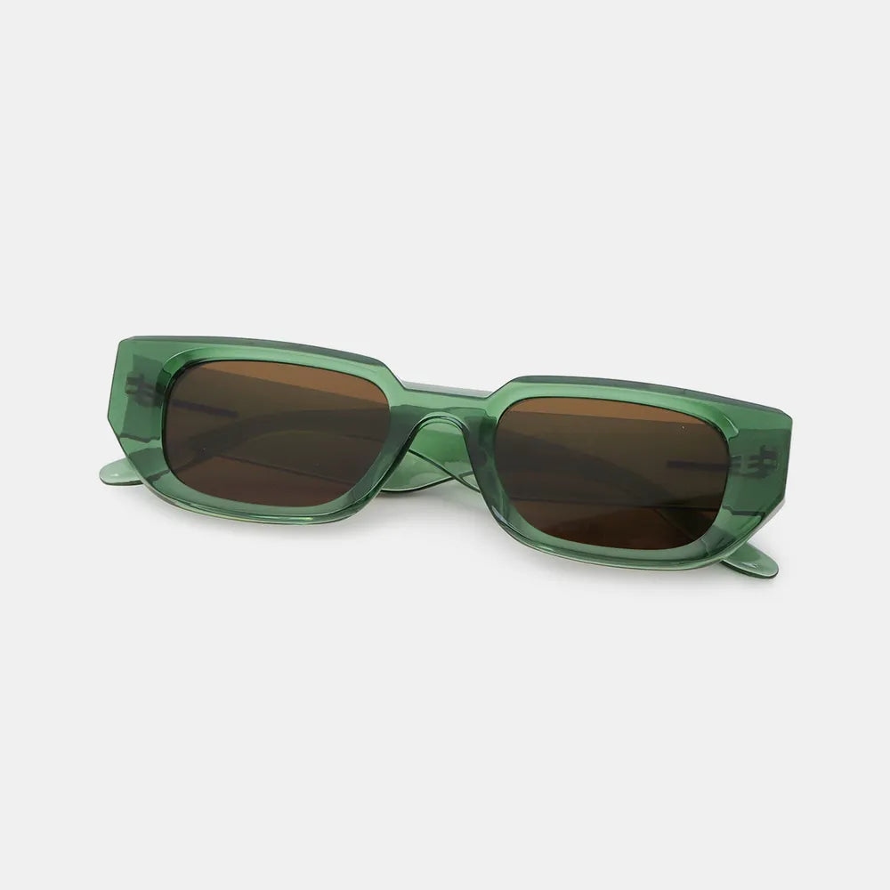 Polycarbonate Frame Rectangle Sunglasses - Fashorio