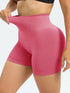 High Waist Active Shorts Strawberry - Fashorio