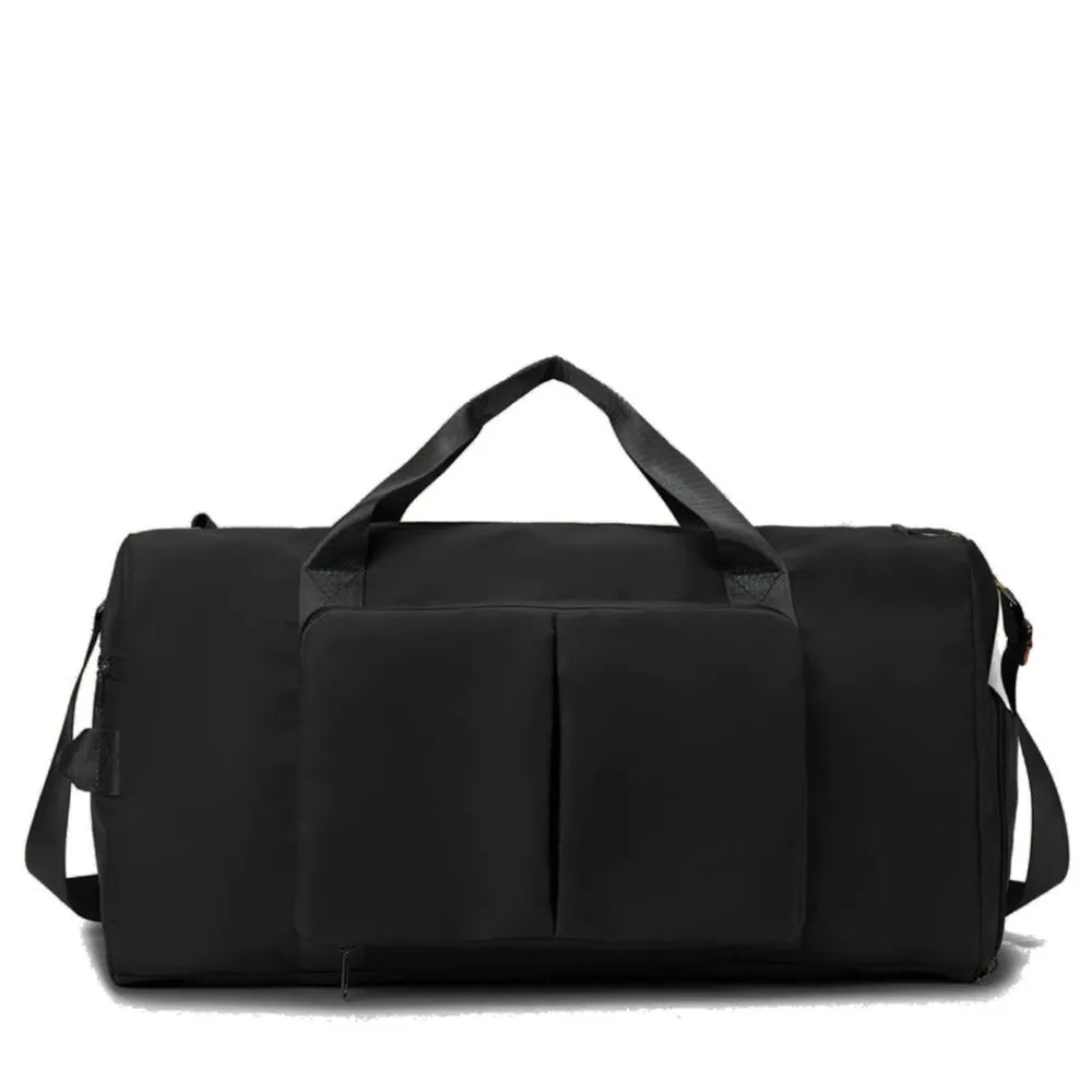 Wet and Dry Separation Travel Bag Black One Size - Fashorio