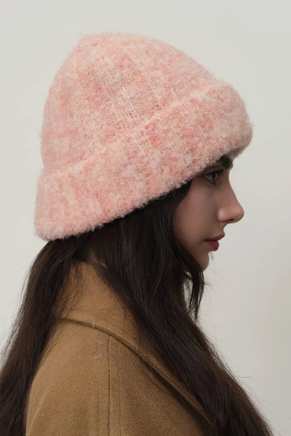 Solid Color Thermal Knit Hat - Fashorio