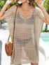 Crochet Knit Beach Cover Up Dress - Fashorio