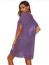 Bohemian Crochet Trim Beach Cover Up Dress - Fashorio