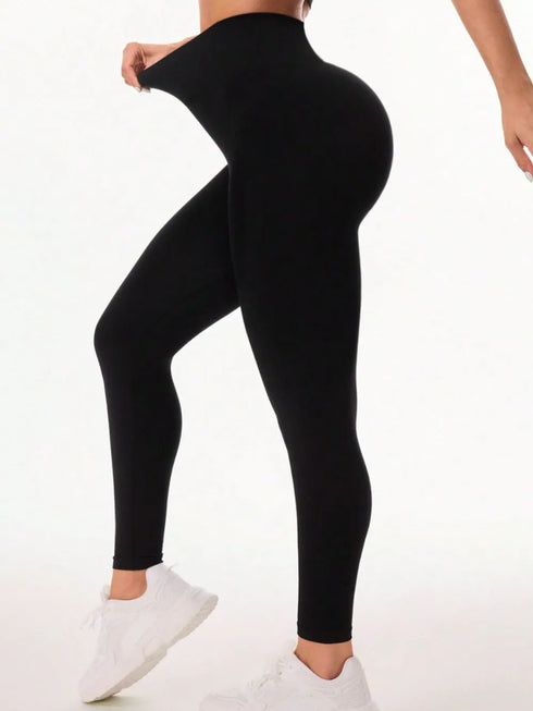 Pocketed High Waist Active Leggings - Fashorio