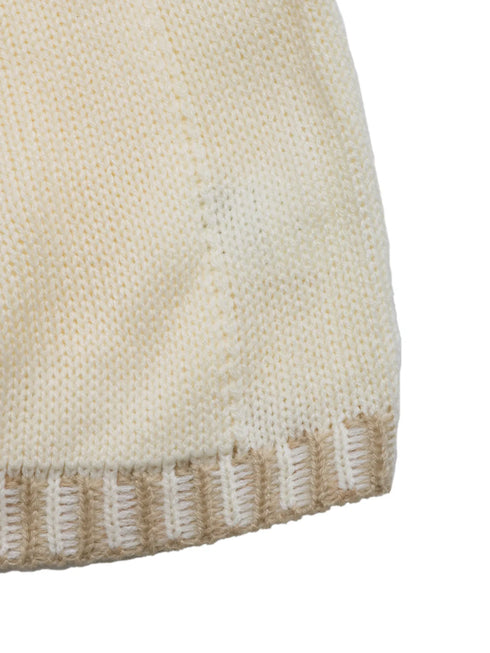 Button Up V-Neck Sweater Vest - Fashorio