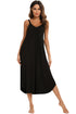 V-Neck Midi Lounge Dress - Fashorio