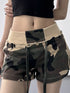 Camouflage Drawstring Shorts - Fashorio