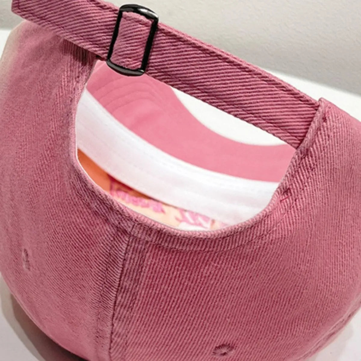 Embroidered Adjustable Cotton Baseball Cap - Fashorio