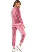 Round Neck Long Sleeve Loungewear Set with Pockets - Fashorio