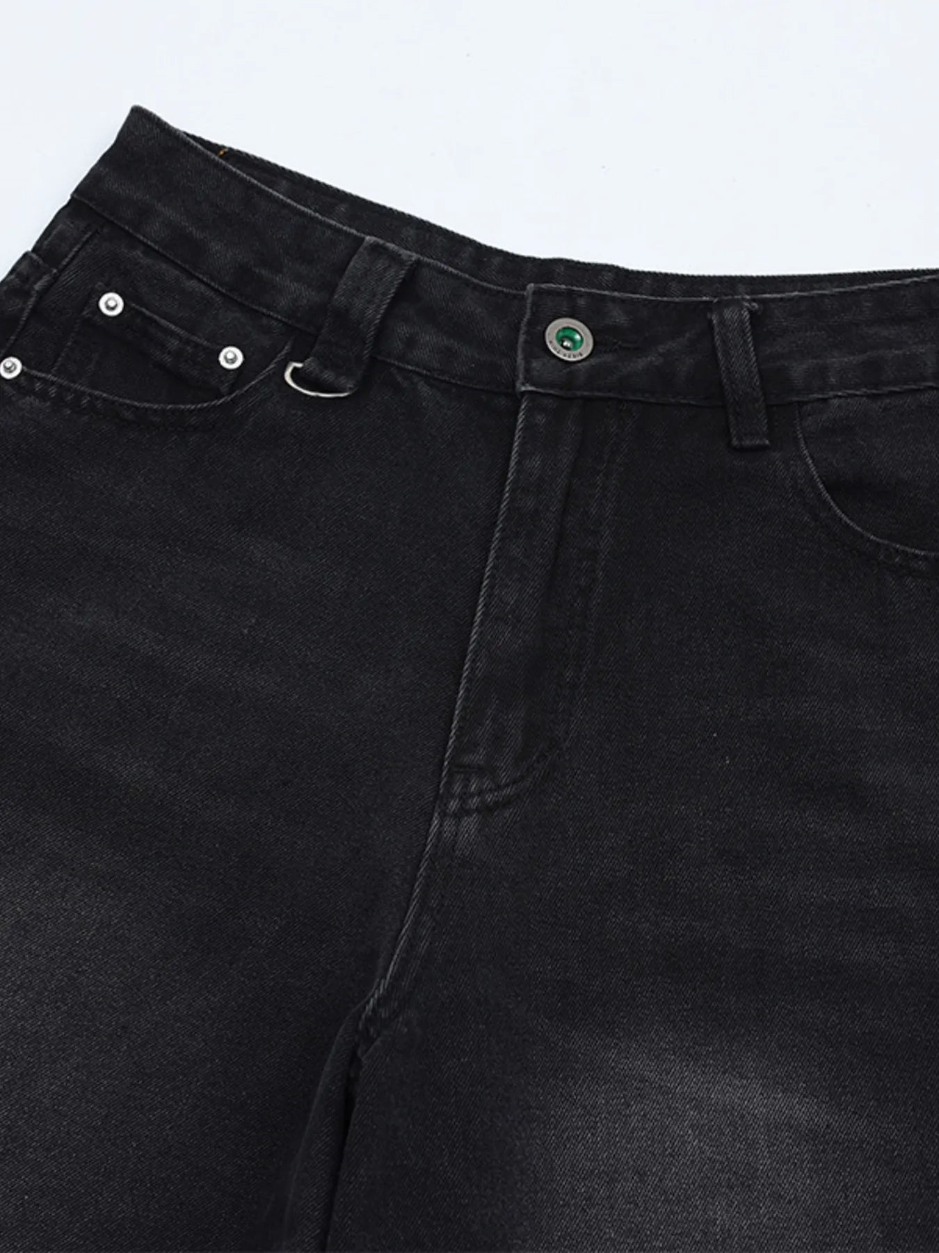 Men's Washed Denim Shorts - Fashorio