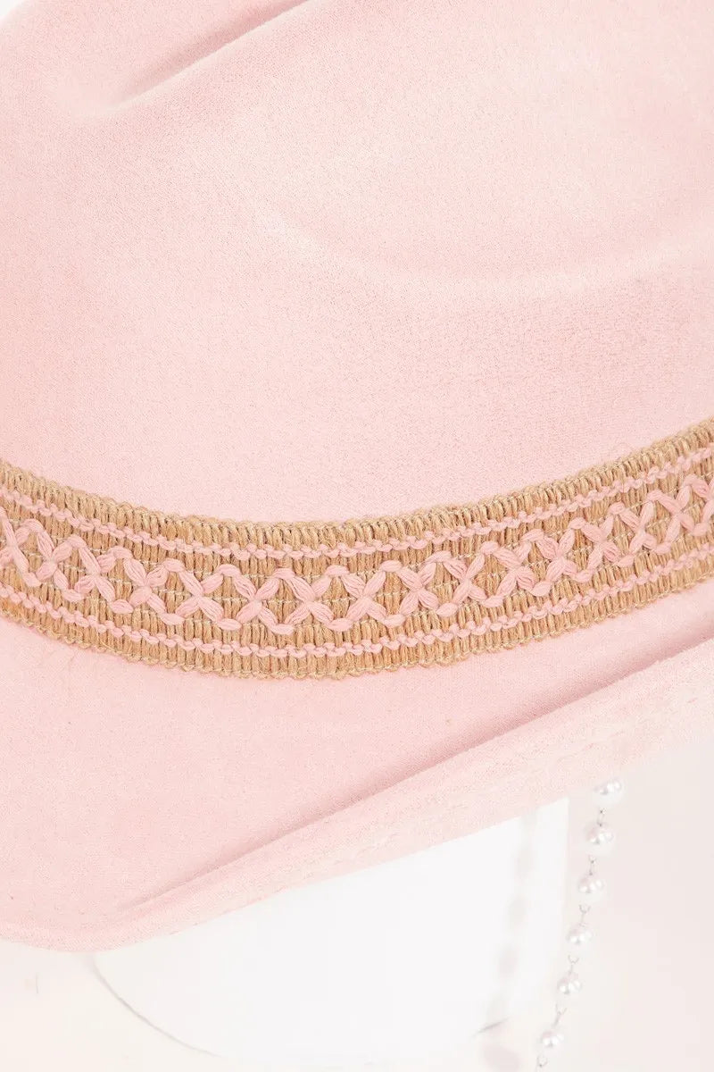 Fame Ornate Band Cowboy Hat - Fashorio