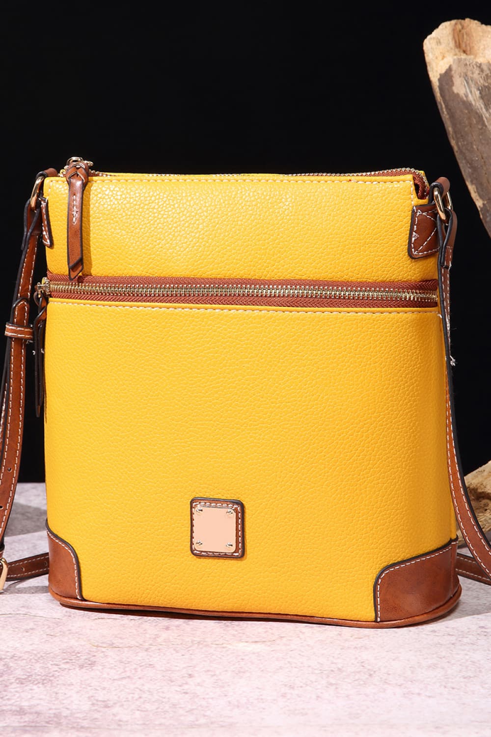PU Leather Crossbody Bag - Fashorio