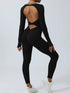 Twisted Backless Long Sleeve Jumpsuit - Fashorio