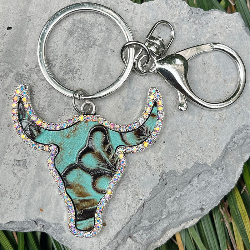 Bull Shape Key Chain Style B One Size - Fashorio