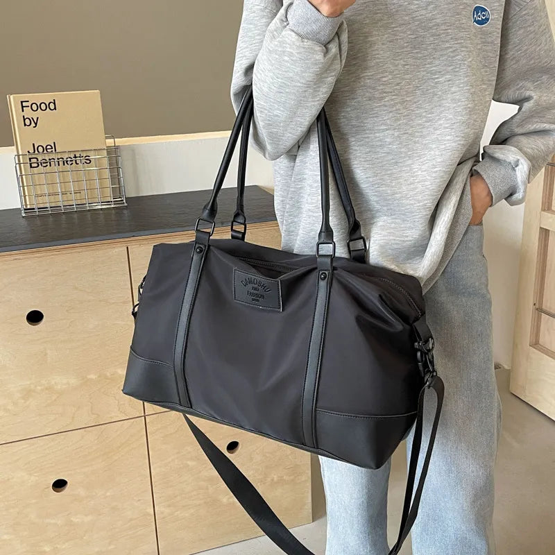 Detachable Crossbody Strap Polyester Travel Bag - Fashorio