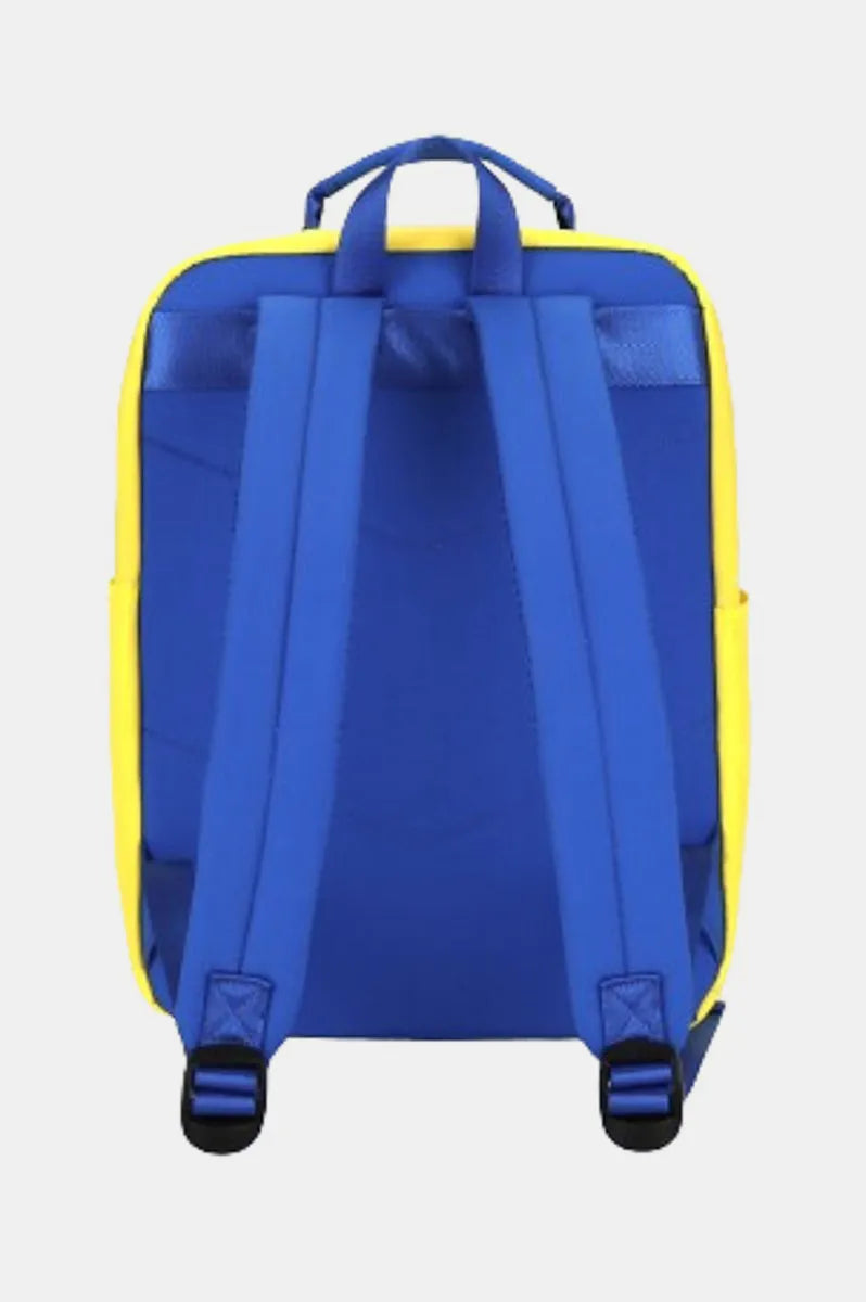 Himawari Contrast Nylon Backpack Bag with Handles - Fashorio