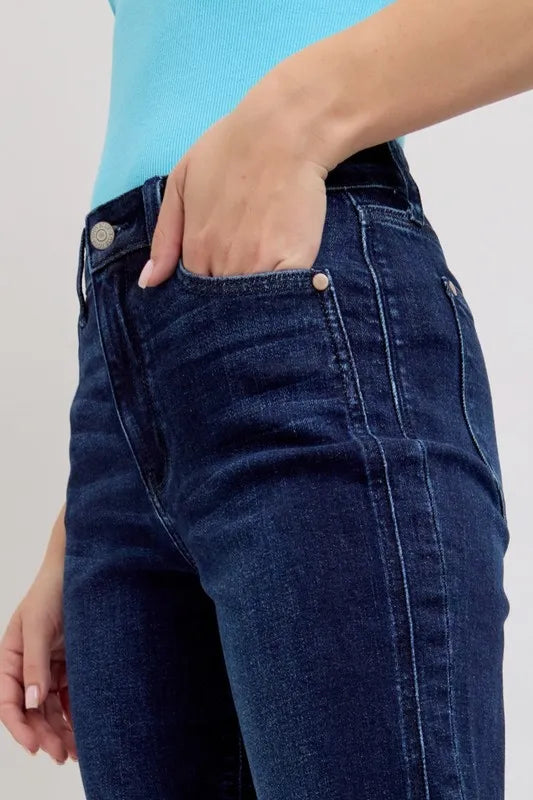 Judy Blue Full Size High Waist Boyfriend Jeans Plus Size - Fashorio