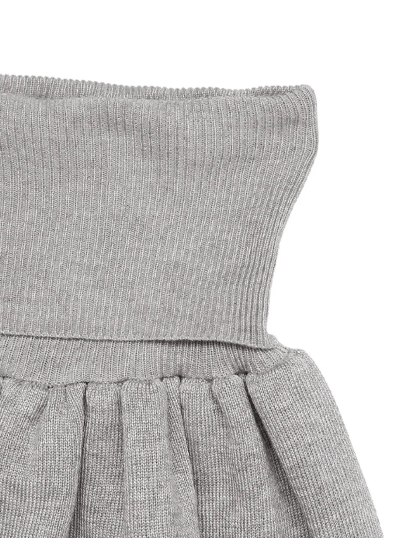 Ribbed Long Sleeve Top and Skirt Knit Set - Fashorio