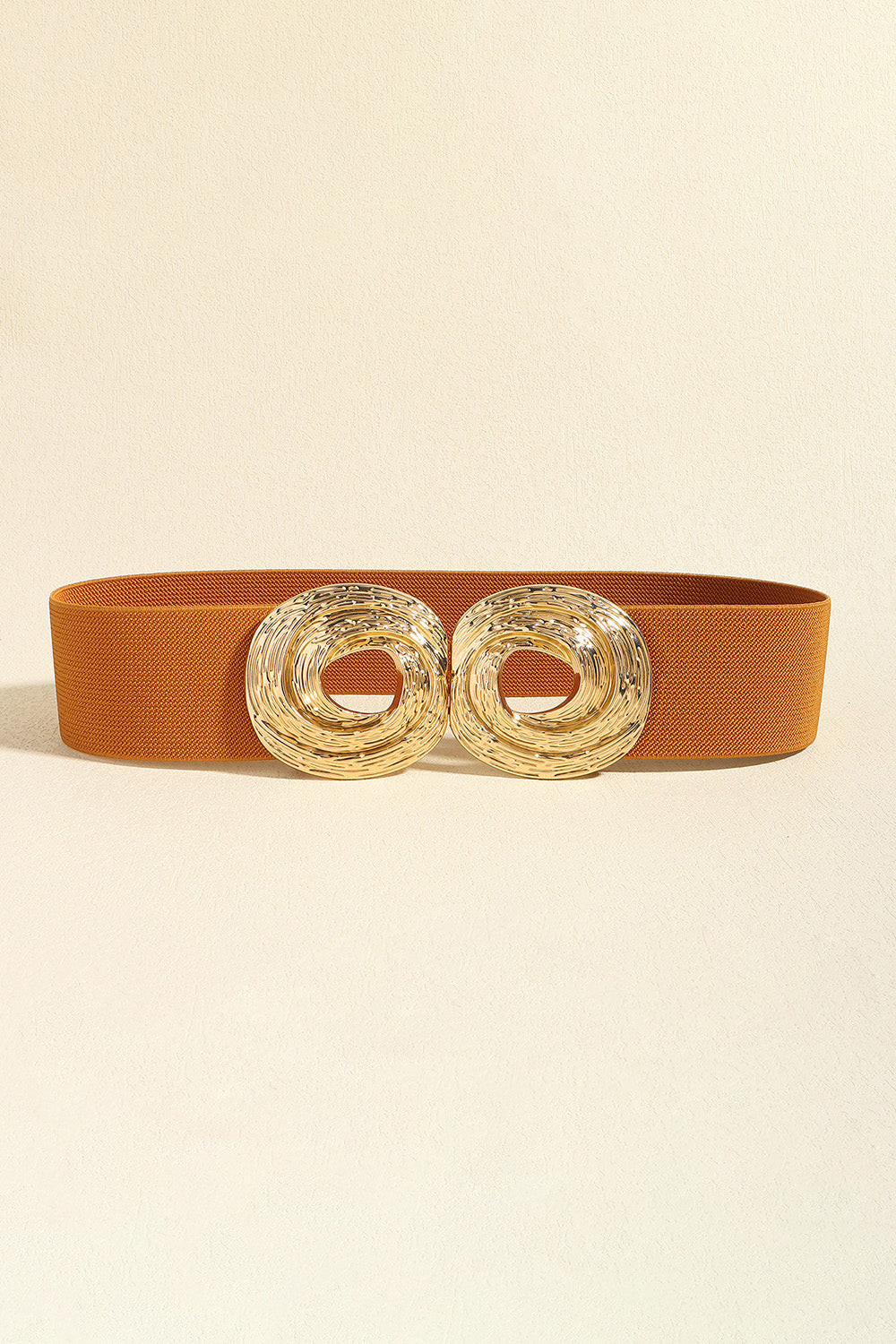 Zinc Alloy Belt Caramel One Size - Fashorio