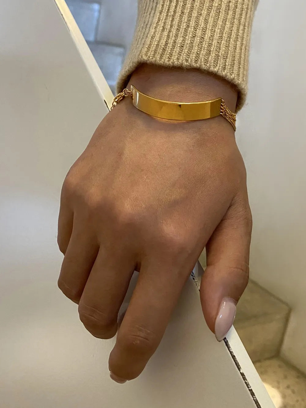 18K Gold-Plated Stainless Steel Bracelet - Fashorio