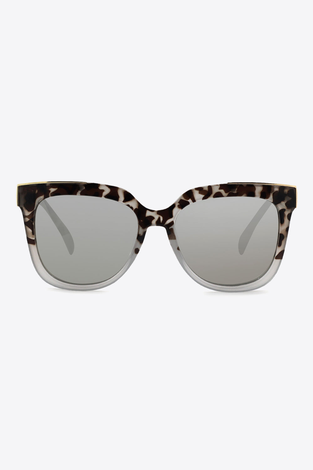 Tortoiseshell Polycarbonate Frame Full Rim Sunglasses - Fashorio