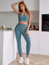 Sport Tank and Leggings Set Air Force Blue - Fashorio