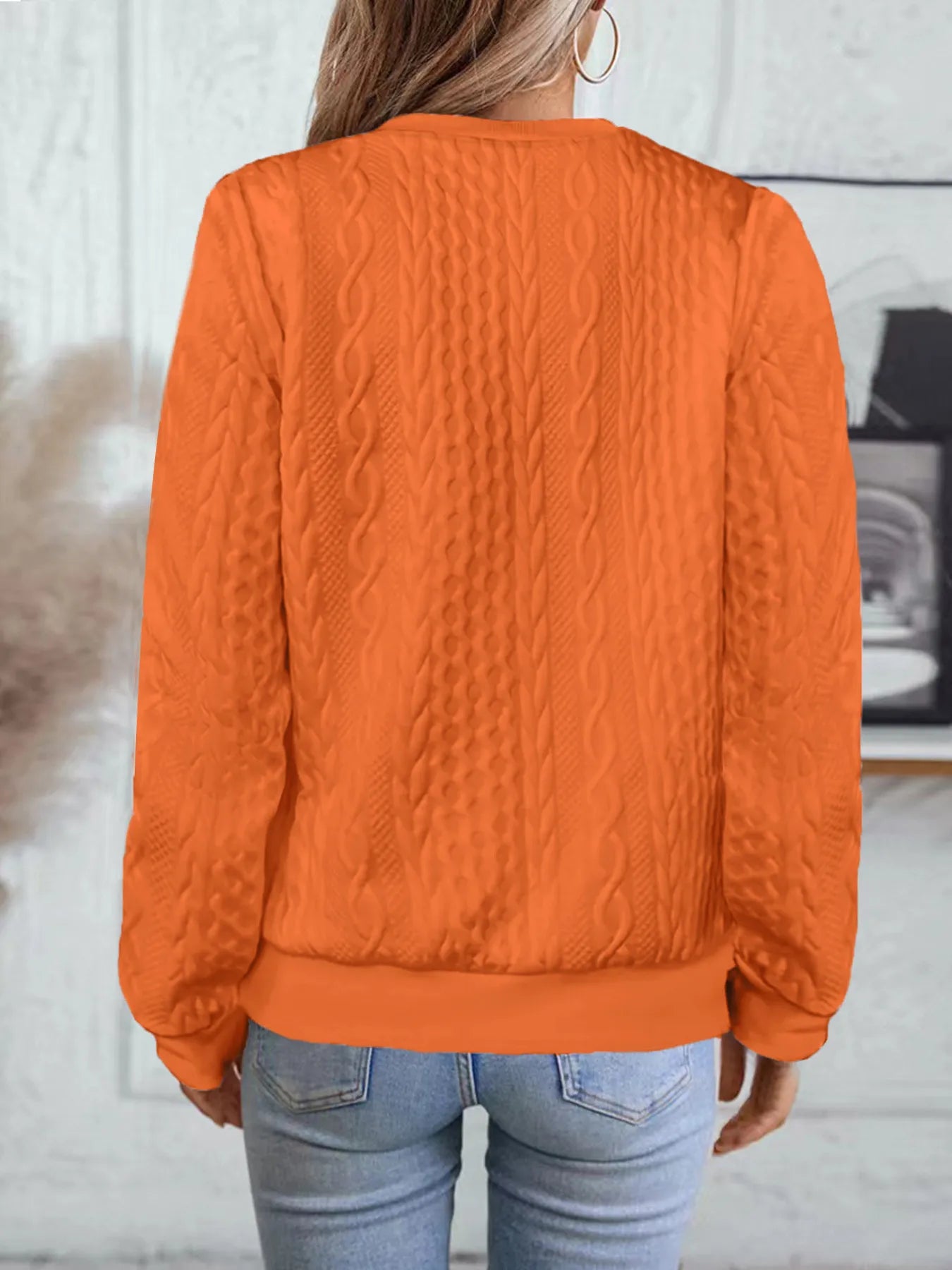 Texture Zip Up Long Sleeve Jacket - Fashorio