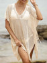 Side Tied V-Neck Cover-Up - Fashorio