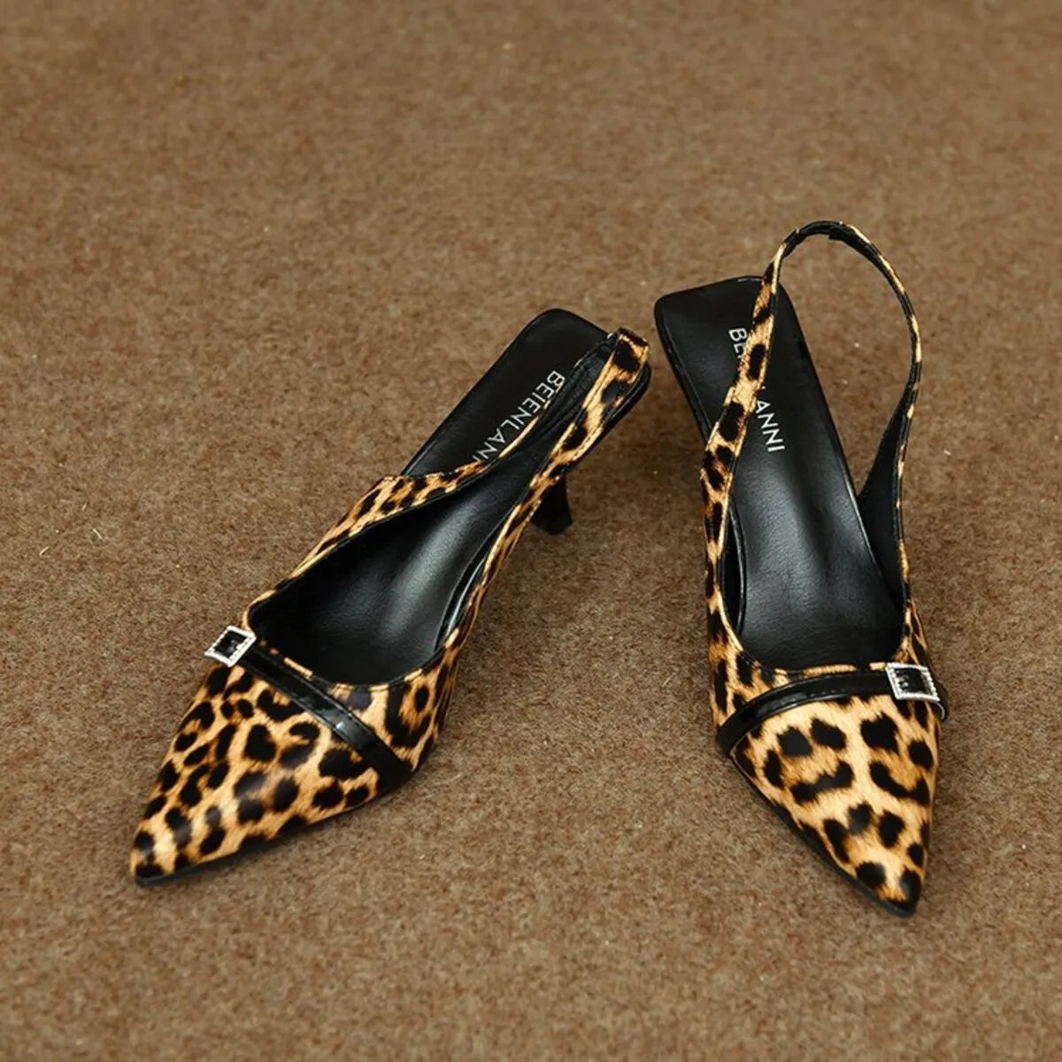 Pointed Toe Slingback Pumps - Fashorio