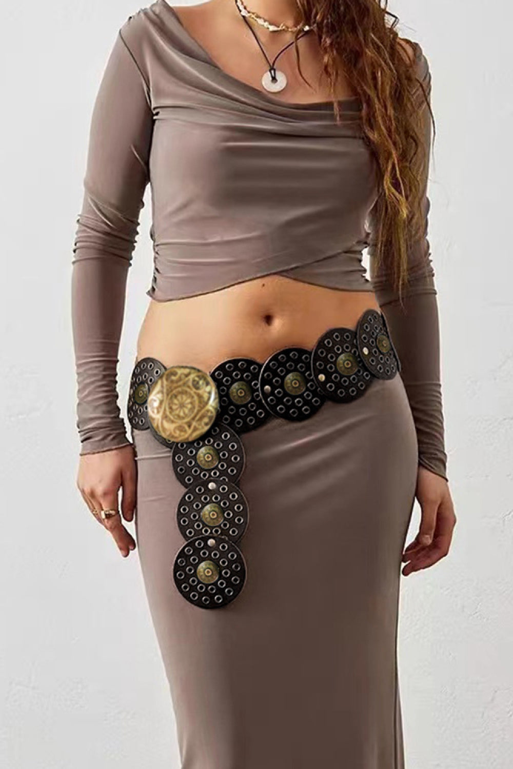 Vintage PU Leather Wide Belt - Fashorio